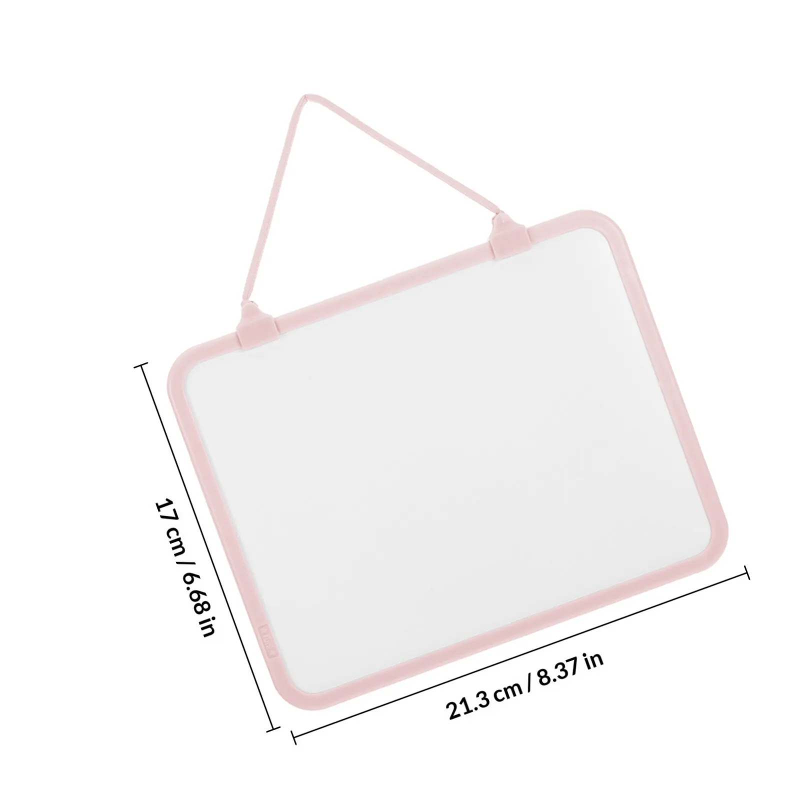 Portable Mini Whiteboard Dry Erase Magnetic Surface Hanging Rope Included for Dorm Room Decor Home Office Wall Mount Small Board