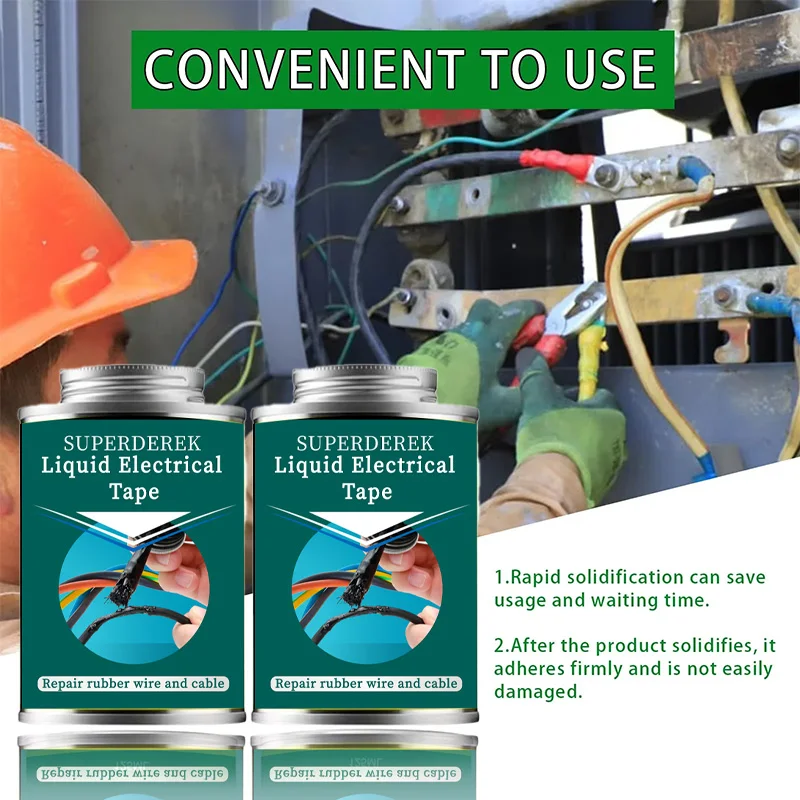 Liquid Electrical Tape Waterproof Insulating Repair Tape New Repair Rubber Electrical Wire Cable Glue Insulation Paste Sealant image 2