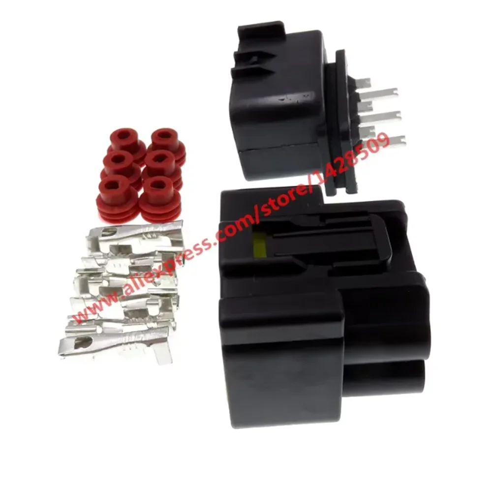 1 Set 6 Pin Female Male Wire Harness Waterproof PA66 Automotive MotoCycle Connector