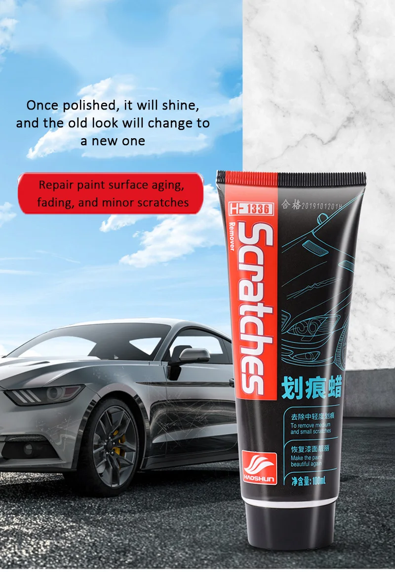 100ml Car Scratches Repair Kit Polishing Wax Cream Paint Scratch Remover Care