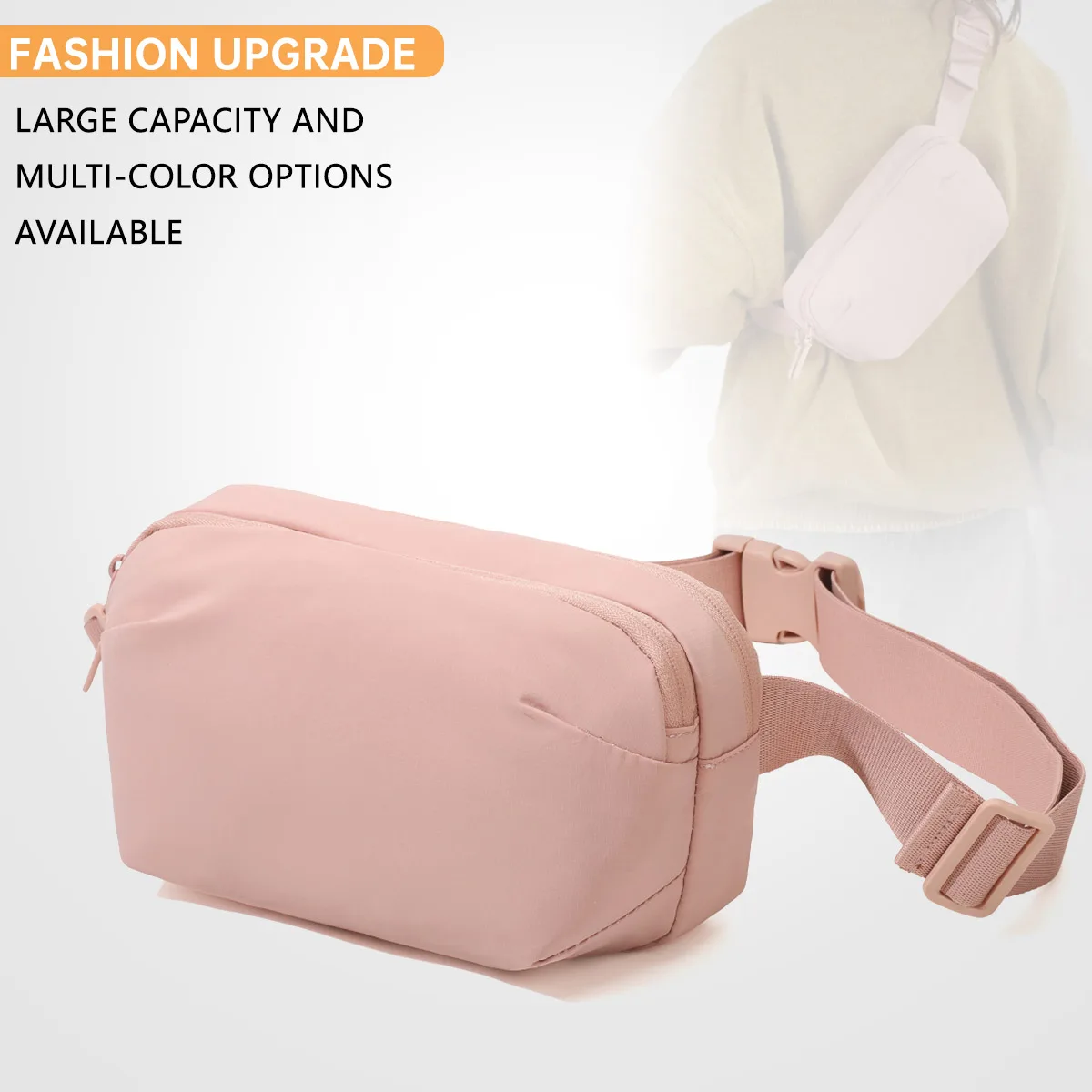 

Мини-сумка на пояс, сумка для мобильного телефона, велосипедная сумка, сумка для фитнеса и поездок, легкая нейлоновая сумка через плечо для паспорта, маленькая велосипедная сумка