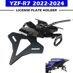 Motorcycle License Plate Holder Fender Eliminator Registration Bracket For YAMAHA R7 MT07 FZ07 R7 2021-2022-2024