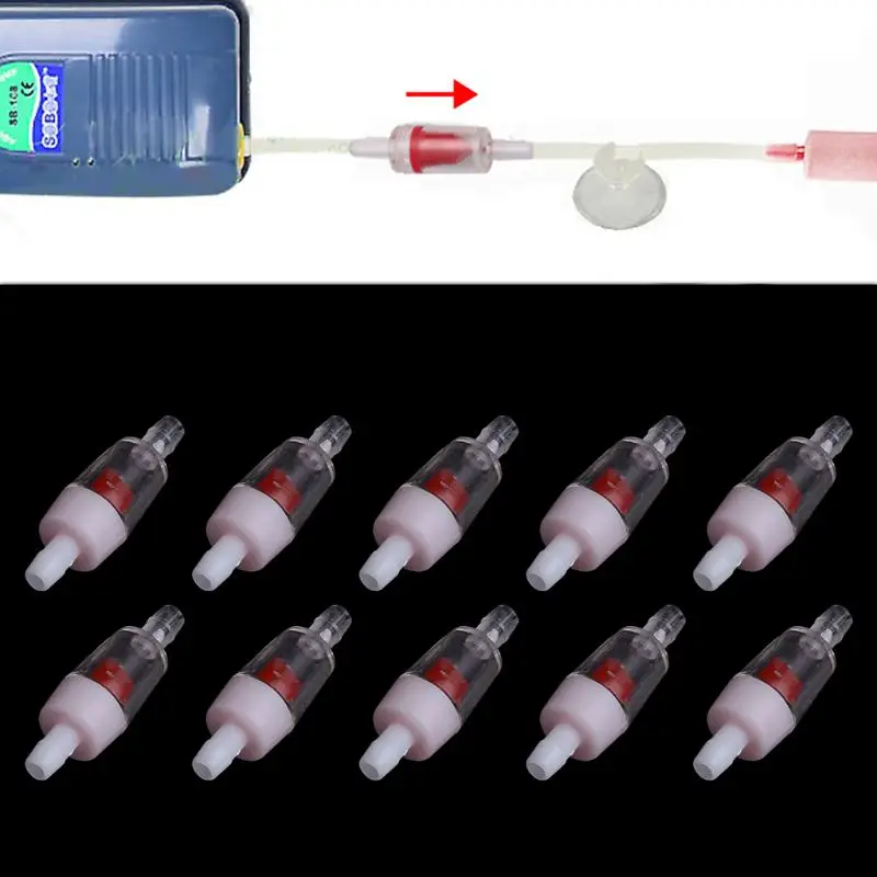 Check for Valve for Aquarium Way Anti-Backflow Fish for Tank Air Supply Accessories Plastic Suitable for 4mm