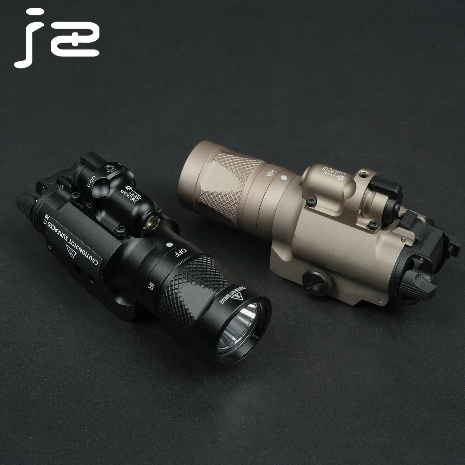 التكتيكية X400V الليزر الأحمر + LED الأبيض + الأشعة تحت الحمراء الإضاءة مصباح يدوي ثابت/لحظة X400U X400 المعادن معلقة كشاف ضوء للسكك الحديدية 21 مللي متر