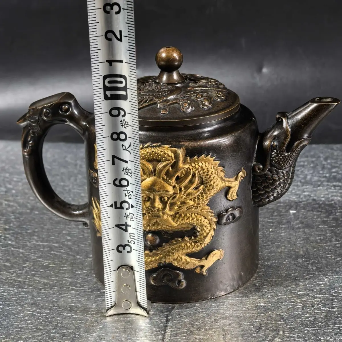 Antiek verguld messing draken- - Collectible Vintage Wine recensie en prijs