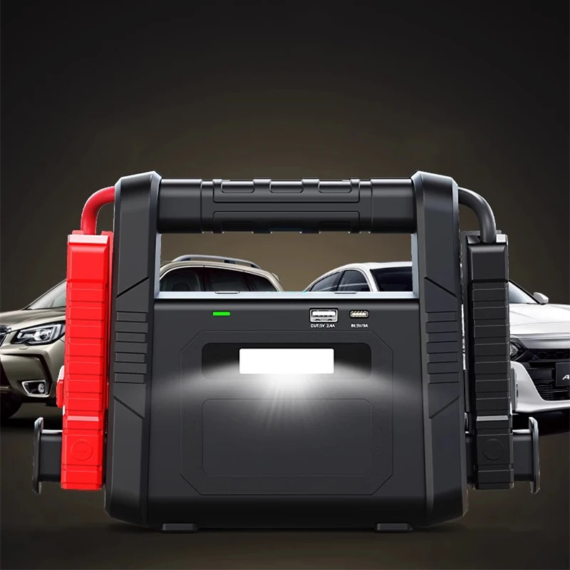 Portable Heavy Truck Tank Car Booster 24000mAh 12/24V Switchable Heavy Duty Battery Jump Starter 1500A Peak Current