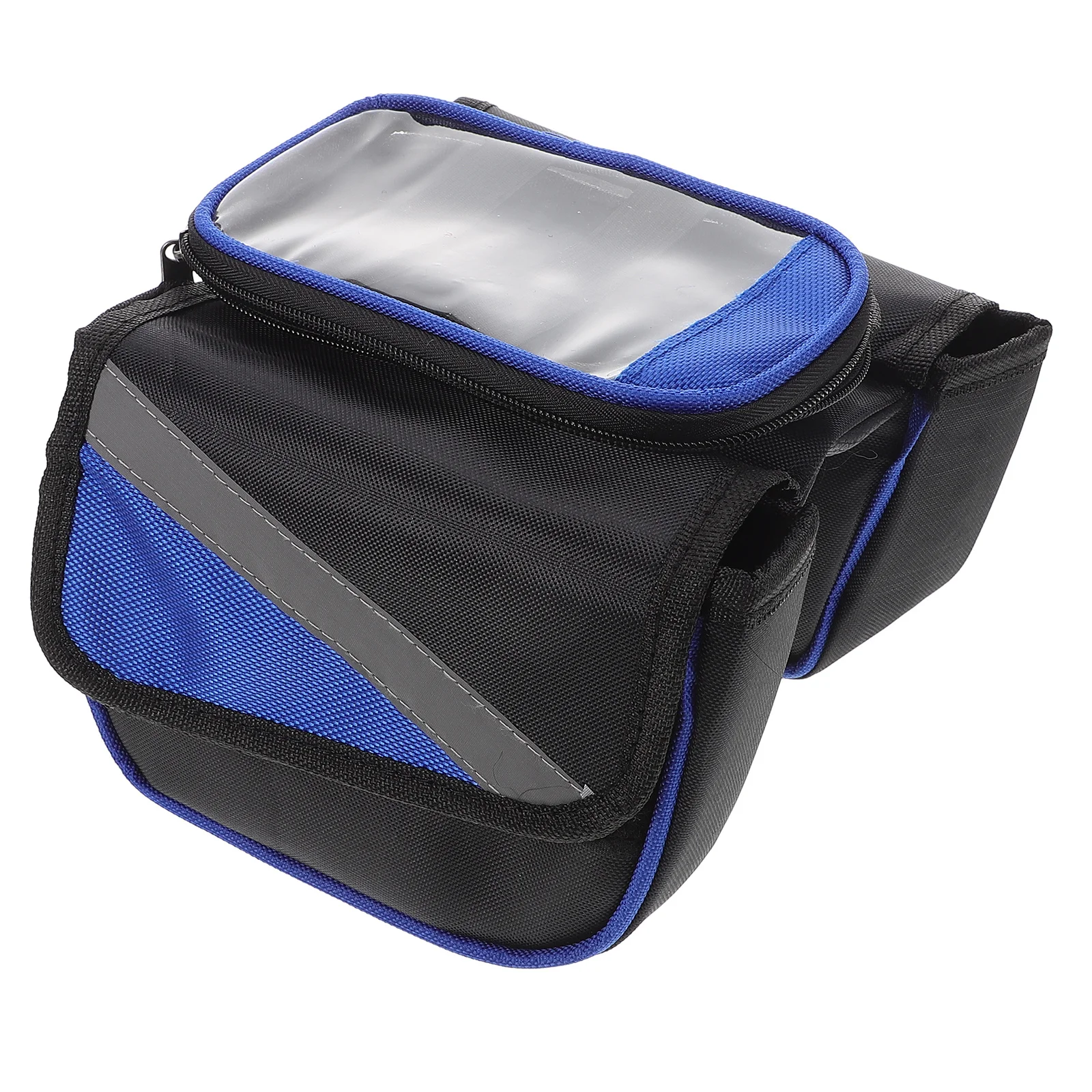 

Ultra-Light Waterproof Bike Frame For Mountain Bikes Large Capacity Storage Pouch Phone Holder Wear-Resistant Bicycle Front Beam