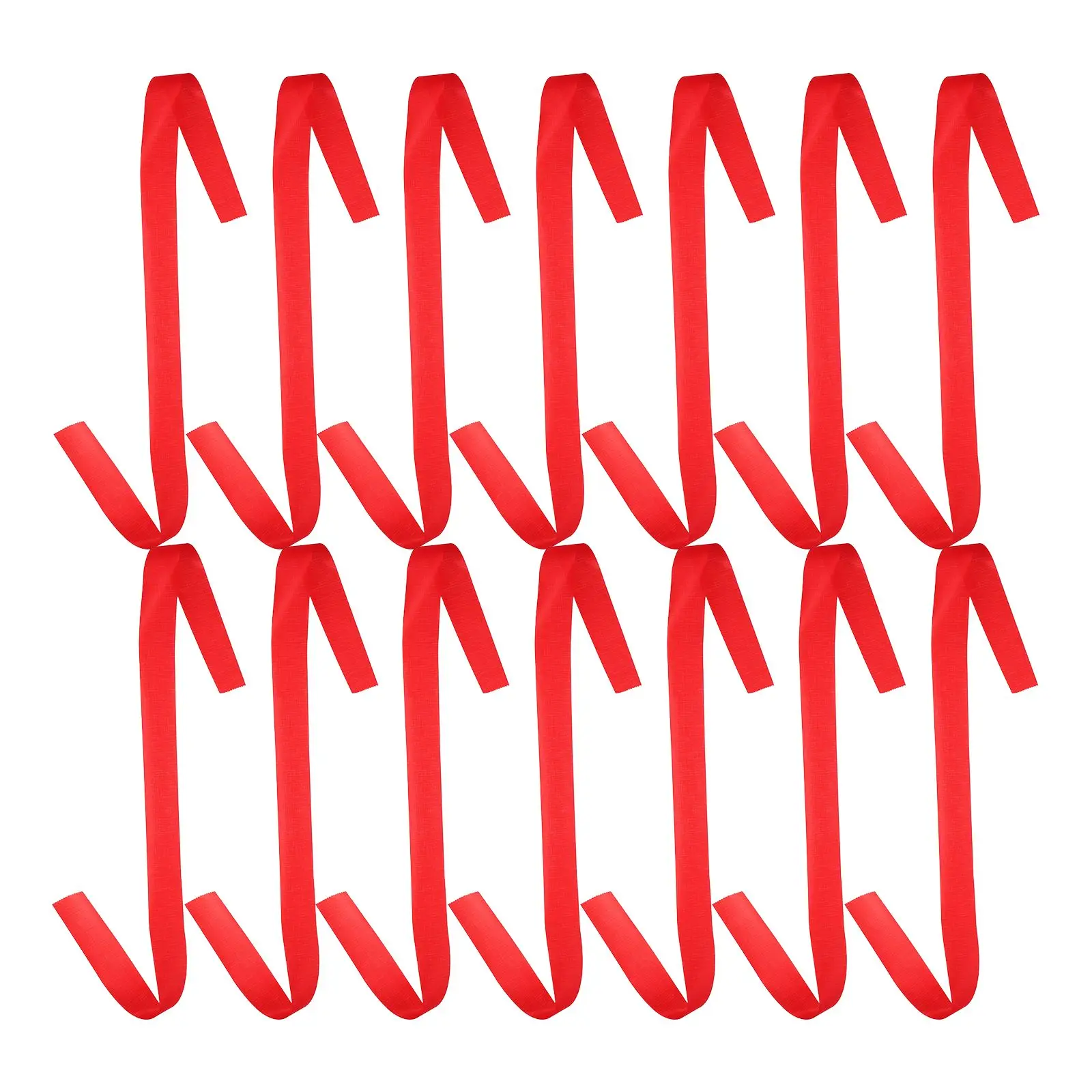 

100 Pcs Prayer Ribbon Wishing Wide Red Chinese Style Fabric Wrapping Blessing Bride