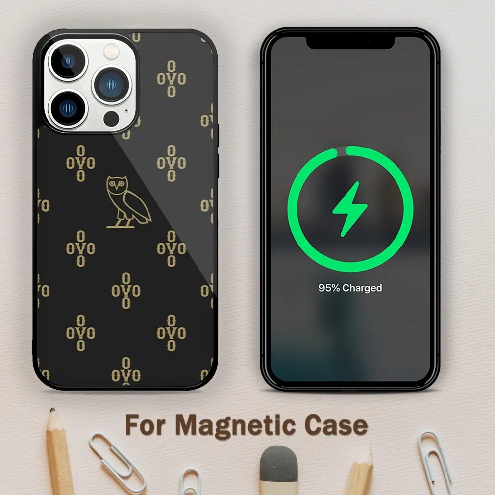 O-OVO-Cool-D-Drake Phone Case For Magnetic Attraction iPhone 11 12 13 14 15 Mini Pro XS Max X S Plus XR Shell