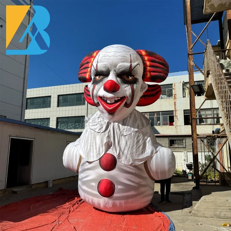 

Custom Made Party Carnival Giant Blow up Clown Mascot for Entrance Stage Decorations Toys