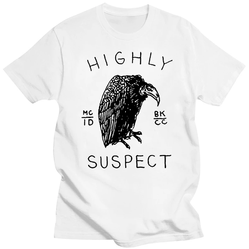 Highly Suspect Band Tour MenS N Women Black  White T Shirt Tee(1)