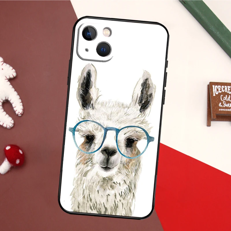 Lama Llama Alpaca Phone Case For iPhone 16 15 14 13 12 11 Pro XS Max Mini XR X 7 8 Plus Back Cover