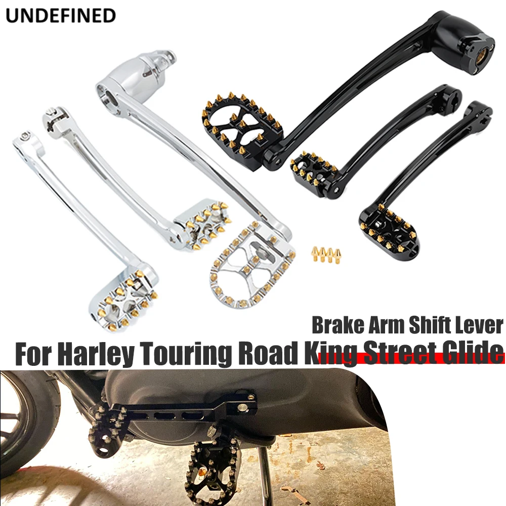 

Motorcycle Brake Arm Kit MX Shift Lever Shifter Pegs for Harley Touring Street Electra Glide Road King FLHR FLHX Trike 2014-2020