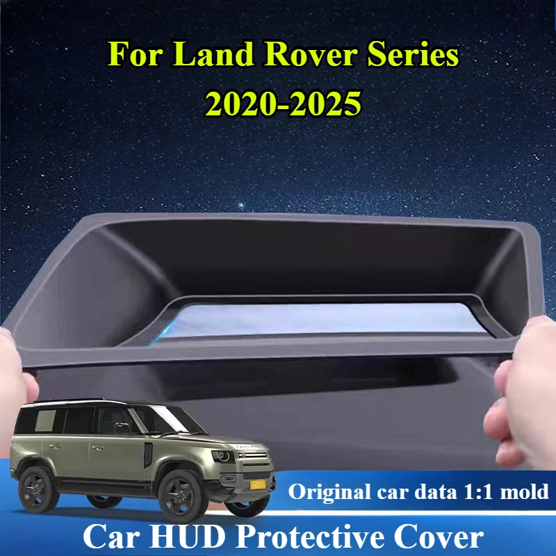 

For Land Rover Discovery 5 Range Rover Evoque Defender Car HUD Display Protective Cover Reflective Frame Screen Dustproof Cover