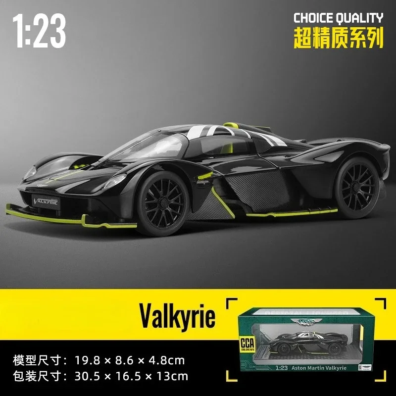 Valkyrie – supercar en alliage moulé sous pression, modèle de jeux de voiture, Collection pour enfants, décoration de loisirs, cadeaux de vacances pour ami, 1:23, 2023