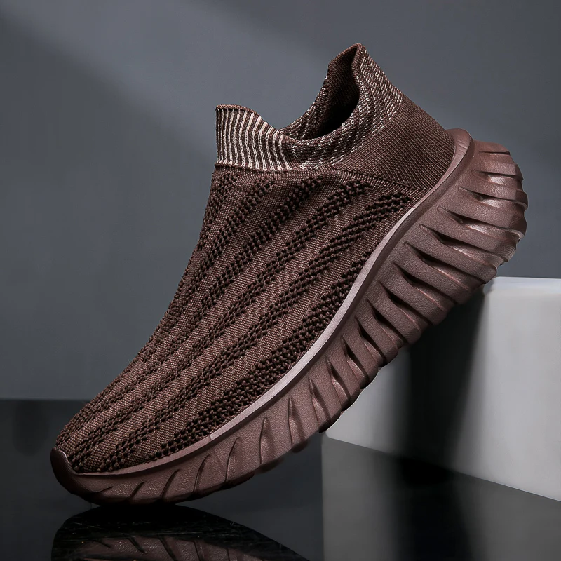 

2026 Spring New Men Shoes Unisex Casual Sneakers Breathable Soft Sole Sock Walking Shoes for Women Outdoor Jogging Sports Shoes
