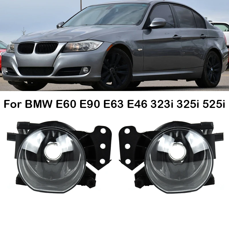 

Left Right Car Front Bumper Fog Light Fog Lamp With No Bulbs 63176910791 63176910792 For BMW E60 E90 E63 E46 323i 325i 525i 650i