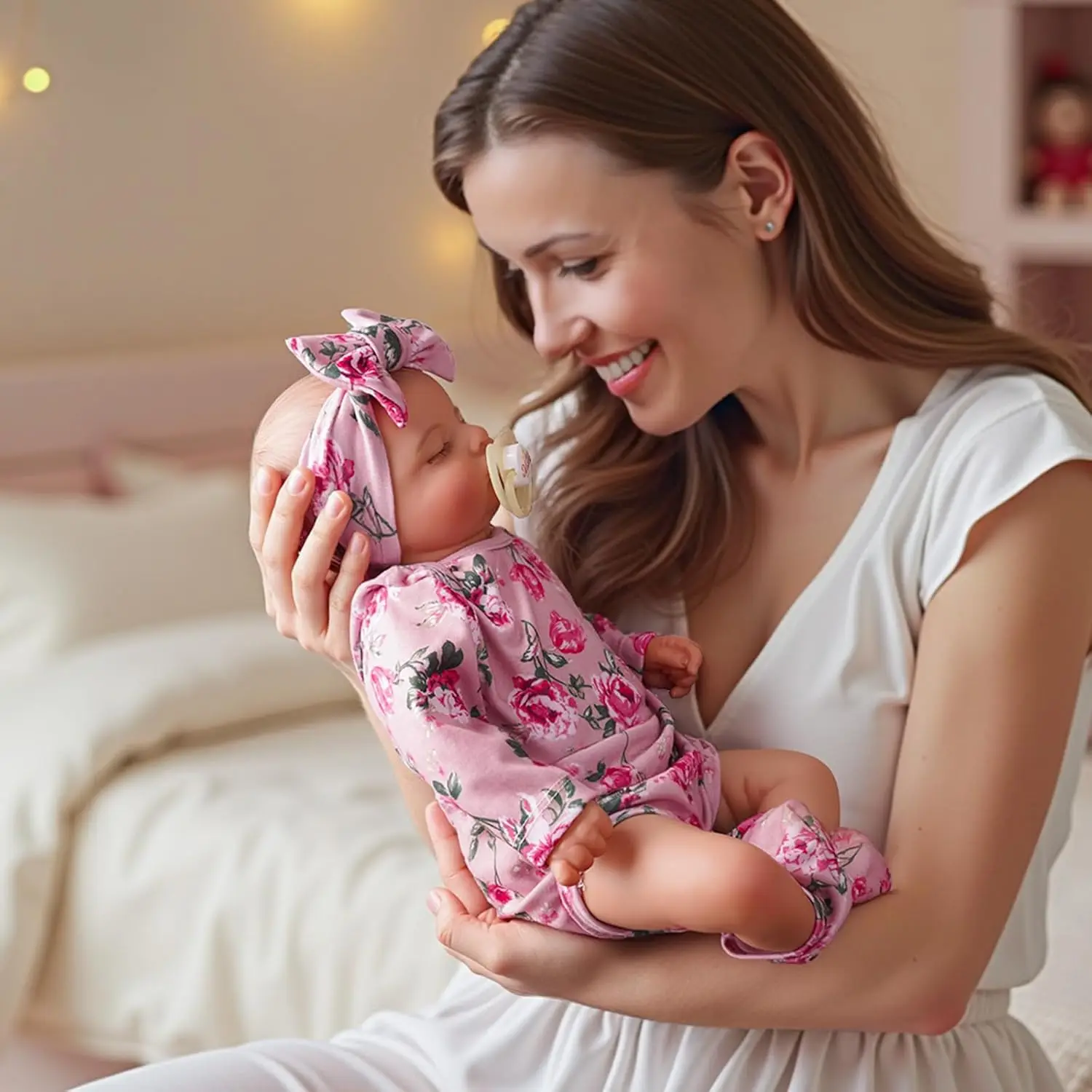 دمى أطفال حديثي الولادة نابضة بالحياة - دمى أطفال حديثي الولادة ناعمة مقاس 20 بوصة مع ملحقات للأطفال من سن 3 سنوات فما فوق