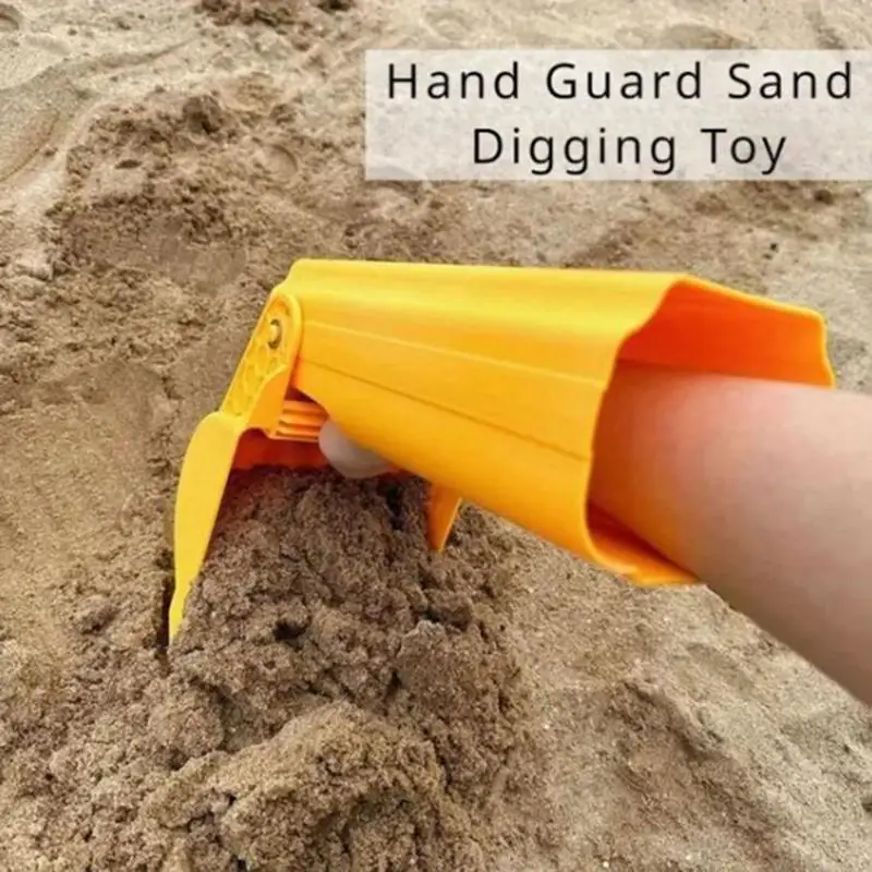 Escavatore a mano da spiaggia giocattolo di sabbia per bambini ingegneria Sandbox giocattoli ragazzo escavatore a braccio grande per bambini sabbia che scava strumento per spalare la neve