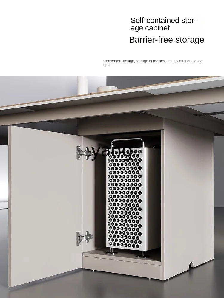 LMM Conference Long Table Simple Modern Small Conference Room Long Simple Table and Chair Combination