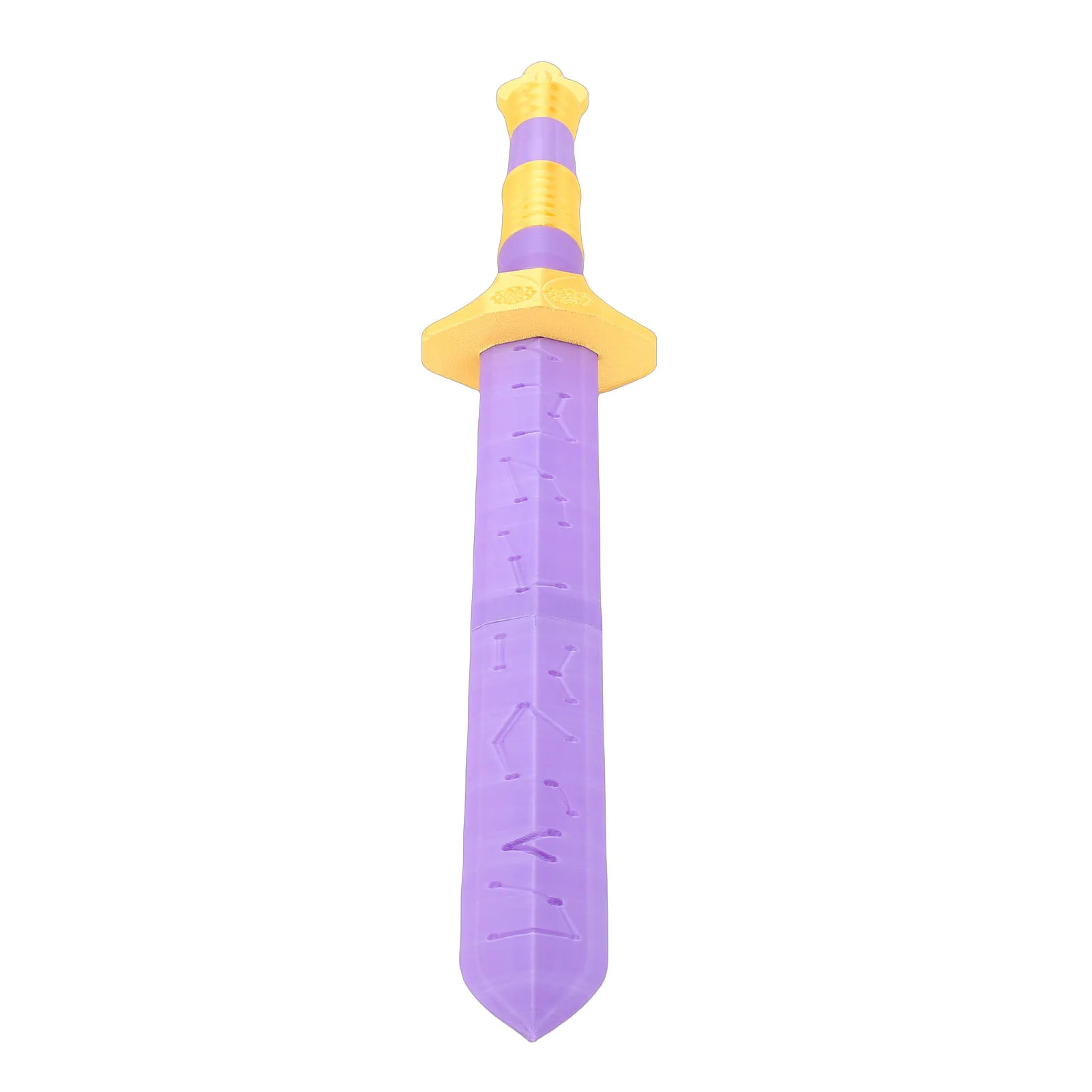 Pop Sword Realistic Multifunctional Colorful 3D Printed Anime Character Costume Prop Sword for Photography Collection