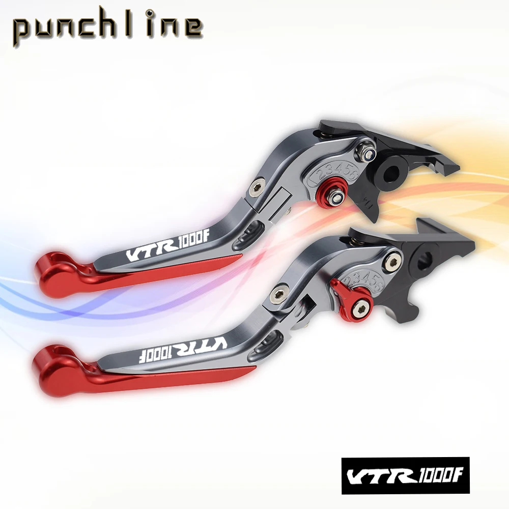 

Fit For VTR1000F/FIRESTORM 98-05 Motorcycle CNC Accessories Folding Extendable Brake Clutch Levers Adjustable Handle Set