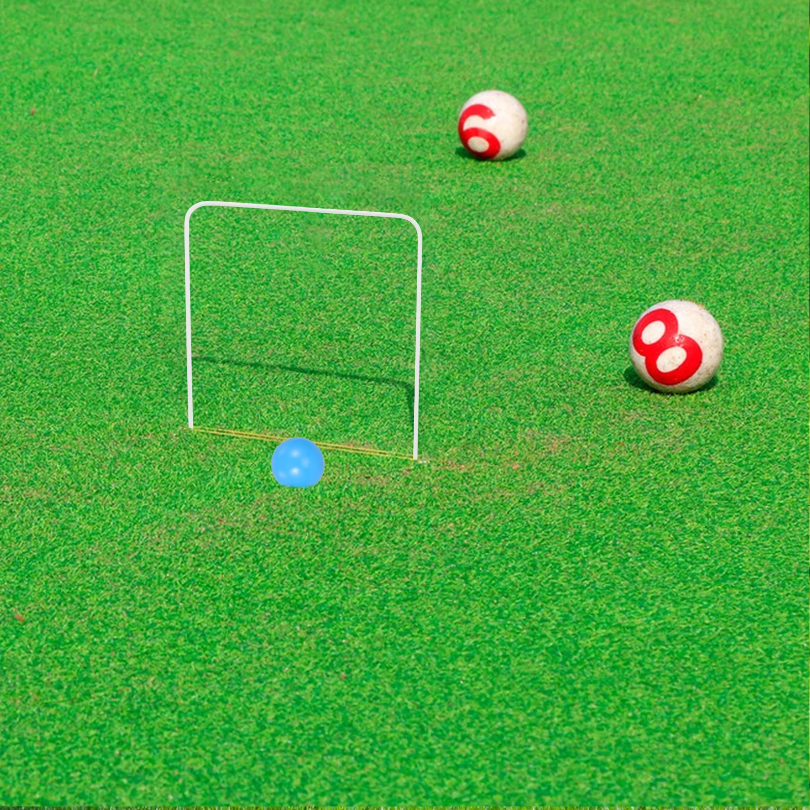 1Set Child Friendly Croquet Set Easy Setup Durable Materials Ideal Family Bonding Interactive Fun Lawn Game Props