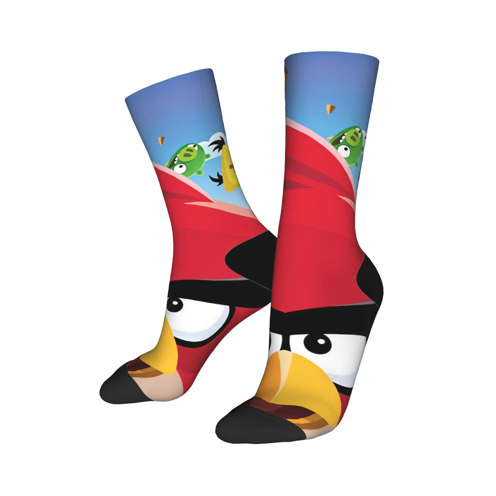 Birds Game Socks  Anti Slip Stockings Unisex Men Soft Running Sports Socks Winter Casual Design Socks
