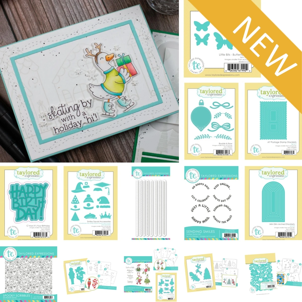 Newest Christmas Goose Just Because Blooms Bauble Metal Cutting Dies Clear Stamps Stencil for DIY Making Card Scrapbook Hallowee