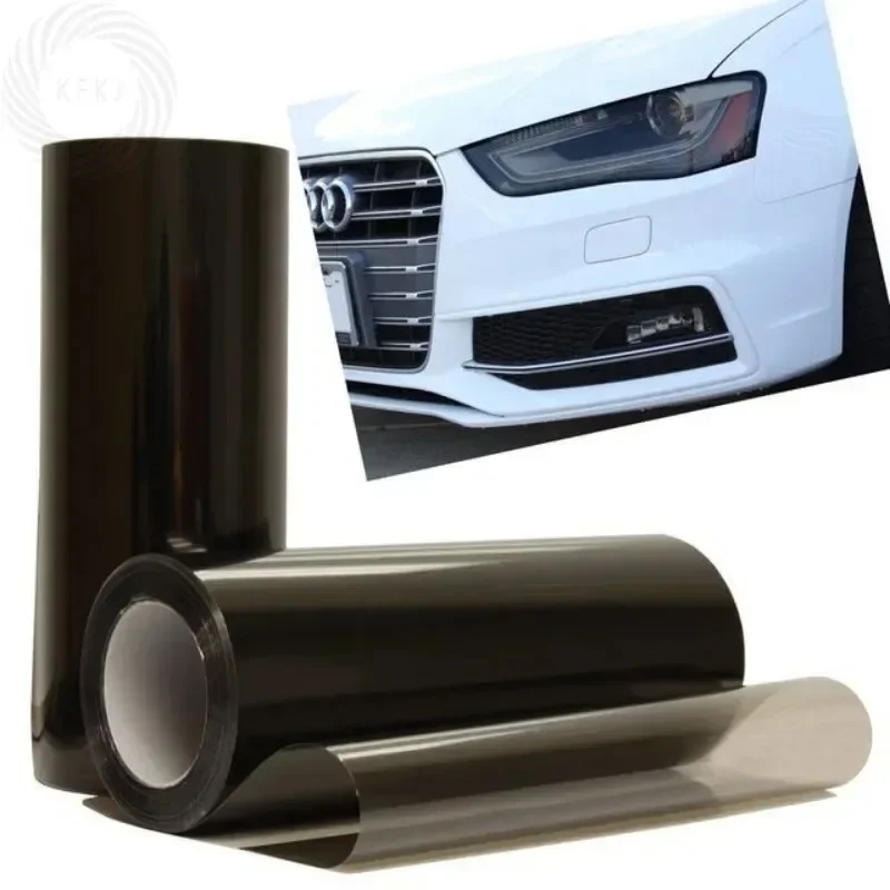 New Car Headlight Film Vinyl Self Adhesive Sticker Glb Car Smoke Fog Light HeadLight Taillight Colored Wrap Films30x60cm