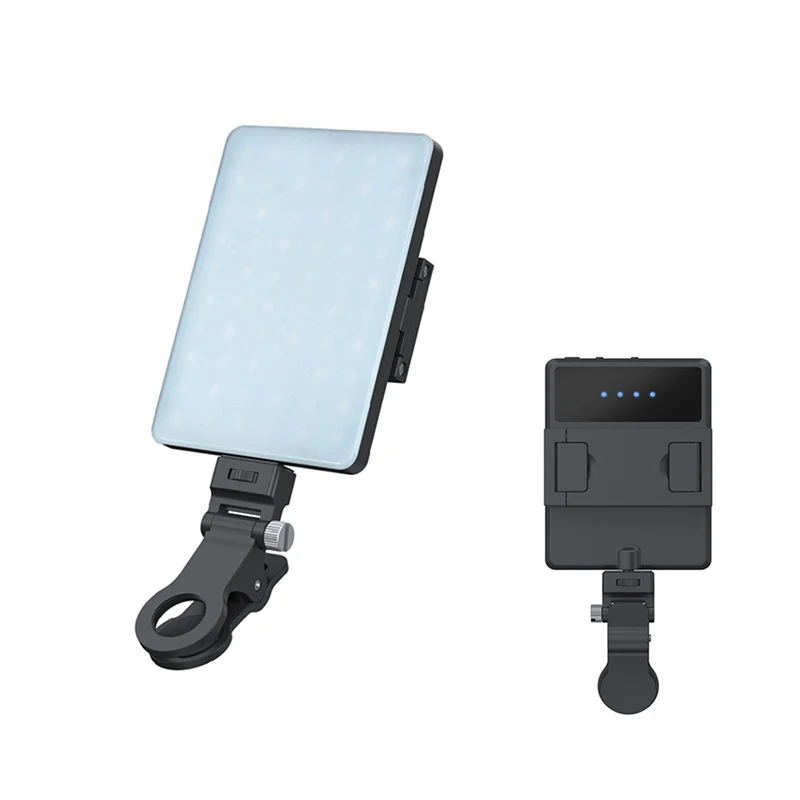 Lampe de remplissage LED pour téléphone portable et tablette, éclairage de photographie portable, diffusion en direct, lampe de conférence vidéo, vente en gros d'usine