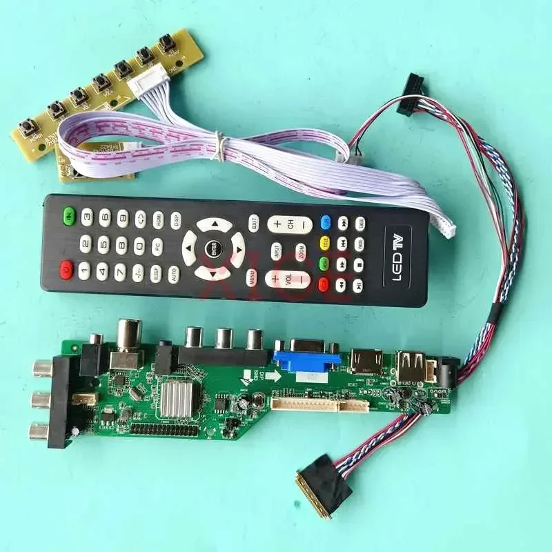 

Driver Controller Board For CLAA133WA01A CLAA133WB01A Kit DIY DVB-C/T 1366x768 40-Pin LVDS AV/USB/DHMI/VGA 13.3" Laptop Matrix