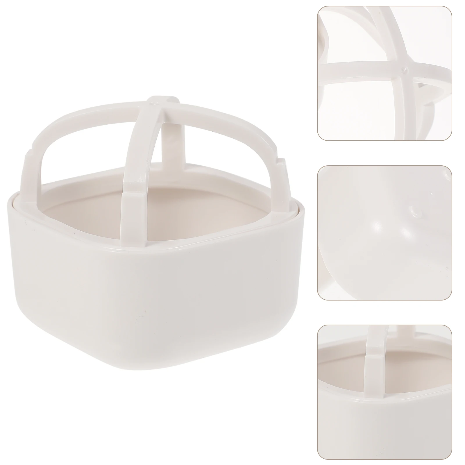 

5Pcs Beauty Sponge Holder Dust proof White Reusable Puff Case Rack St Makeup Egg Storage Box for ganizing Accessories