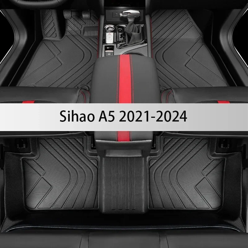 TPE Custom Car Floor Mats For Sihao A5 2021 2022 2023 2024 Waterproof Carpet Auto Interior Accessories