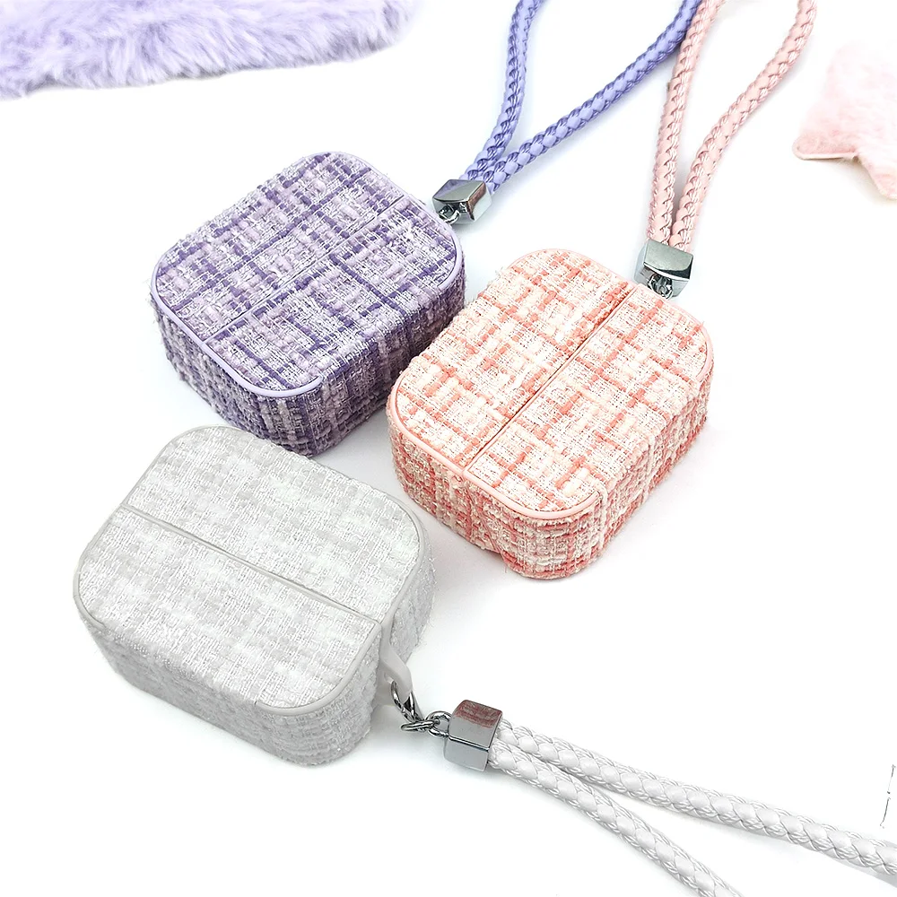 الدانتيل منقوشة الحبل واقية للبراعم 3/3 برو حقيبة سماعة الاذن ل Buds Core/2/2Pro/live/Pro/FE حقيبة سماعة الاذن