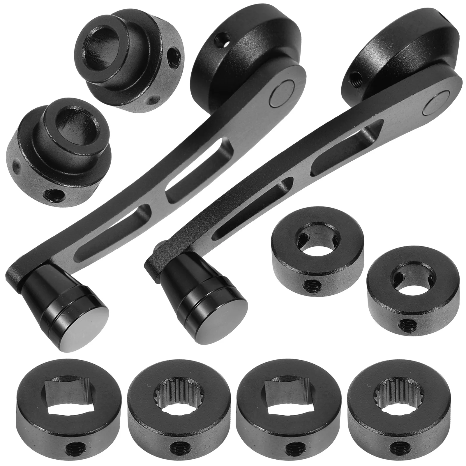 

1 Set of Car Window Crank Handles Aluminium Alloy Window Crank Handle Replacements power window kit window winder handle