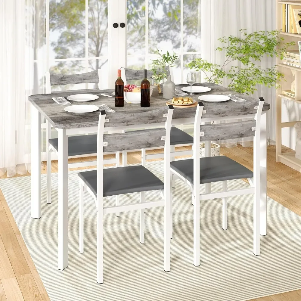 Dining Table Set for 4, 43.3