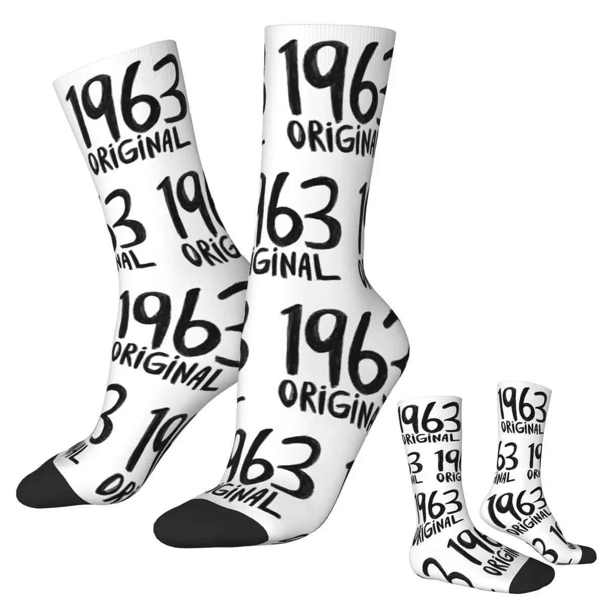 1963 오리지널, 1963년 탄생, 탄생연도 1963 양말 하라주쿠 땀 흡수 스타킹 올 시즌 롱삭스 액세서리