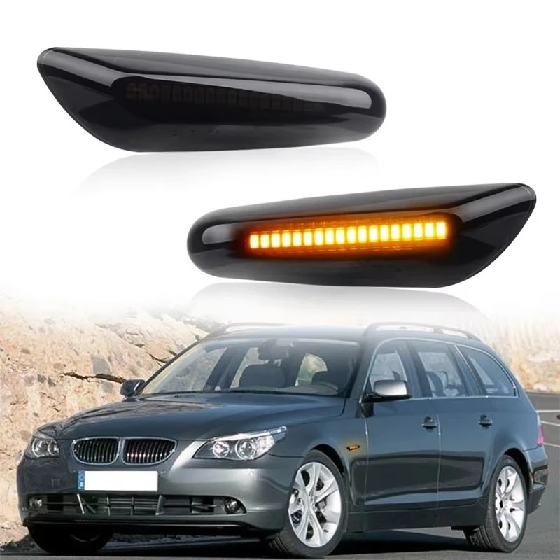 

For BMW E60 E61 E90 E91 E92 E93 E81 E82 E88 E46 X3 X1 LED Dynamic Turn Signal Blinker Side Marker Mirror Indicator Light