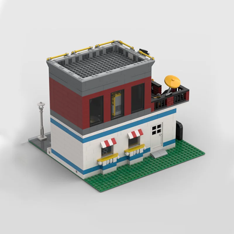 1209pcs MOC The Sweet Arcade Modular Modulared Model Building blocks Construction toy DIY creative Christmas gift idea Brick