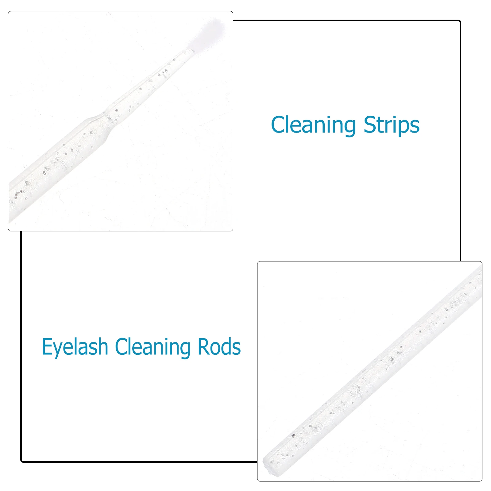 

200pcs Cleaning Sticks Cotton Swabs Eyelash Grafting Tools Strips Rods Disposable Hygiene Supplies Yellow