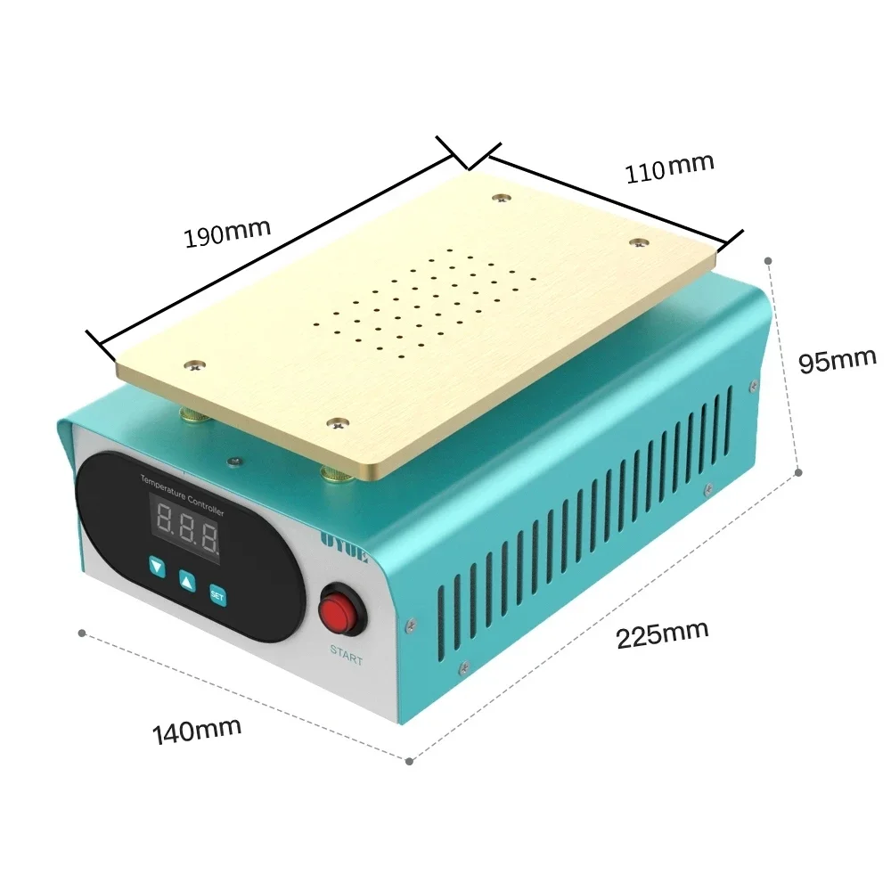 948S+ LCD Touch Screen Separator Machine Built-in Pump Vacuum Kit Hot Plate for IPhone Samsung 7 Inches Repair Tools