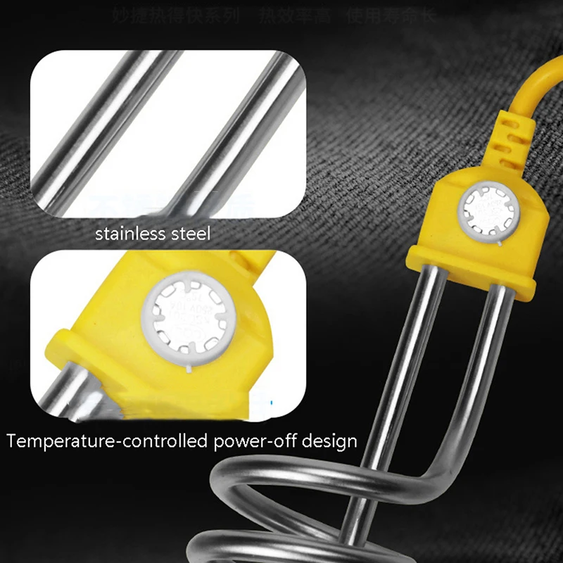 Imagem -05 - Mini Aquecedor Elétrico de Água Portátil de Aquecedor Fervente Água Quente Xícara de Café para Viagens Escritório Usando 600 w 1600 w 1800w Aço Inoxidável