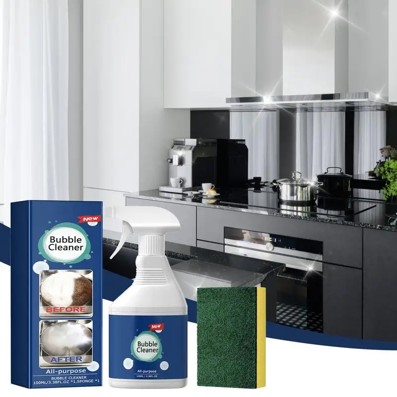 Kitchen Foam Cleaner Kitchen Counter Cleaner Spray Kitchen Cleaner Stain Remover Multipurpose Cleaner Foam Kitchen Spray