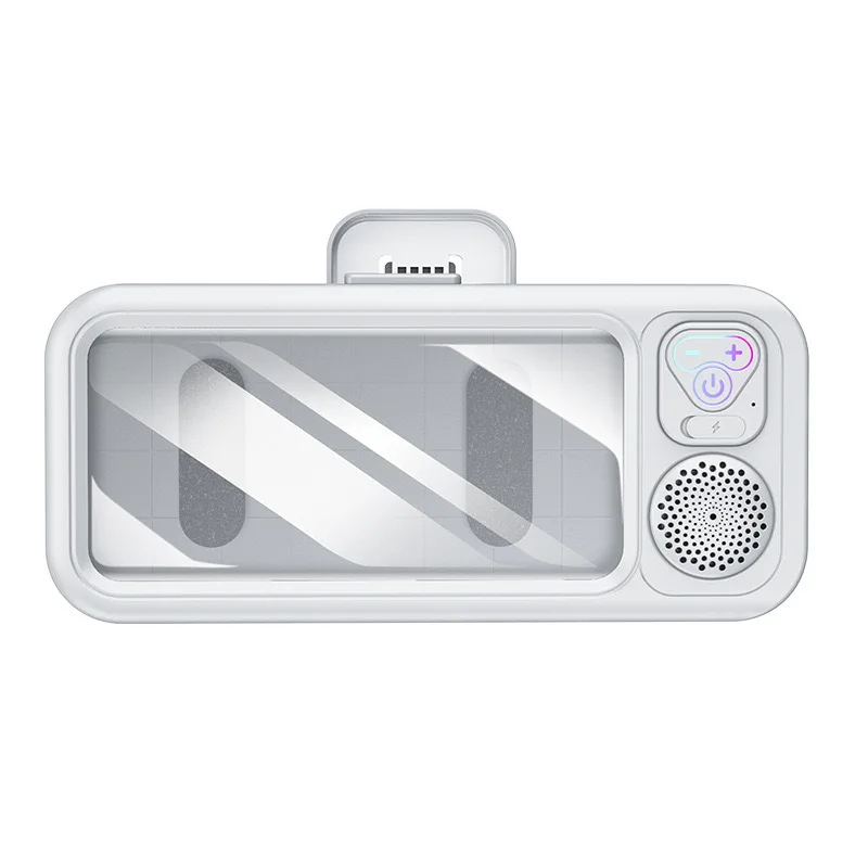 Waterproof Bluetooth Speaker Phone Case for Bathroom - Shower Speaker with Phone Holder for Watching Tv