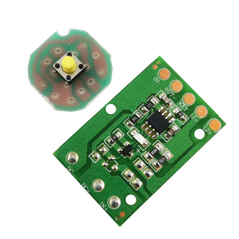 JYL-8813 T6 / U2 / L2 Glare Light Control Circuit Board Flashlight Driver Board 3 Function 5 Function Gear Electric Plate