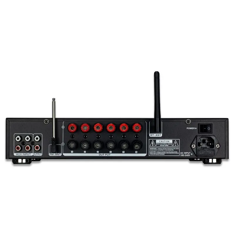 2026 TL-JX600-6 Amplificateur De Puissance 6 Channels 300 Watt Amplifiers Audio Class D Power Amplifier