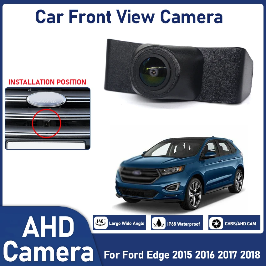 Car Special Front HD Camera high quality Waterproof Night vision CCD Front View Camera For Ford Edge 2015 2016 2017 2018