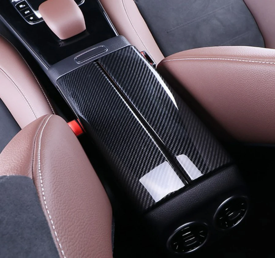 

Central Storage Box Rear Air Anti-Kick Cover For Mercedes Benz A Class A180 A200 A220 2019 - 2022 Interior Accessories