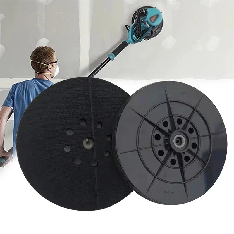 Drywall Sander  Hook and Loop 9 Inch 230mm 8 Hole Backup Sanding Pad Backing Plate for Grinding Disc Polishing Woodworking